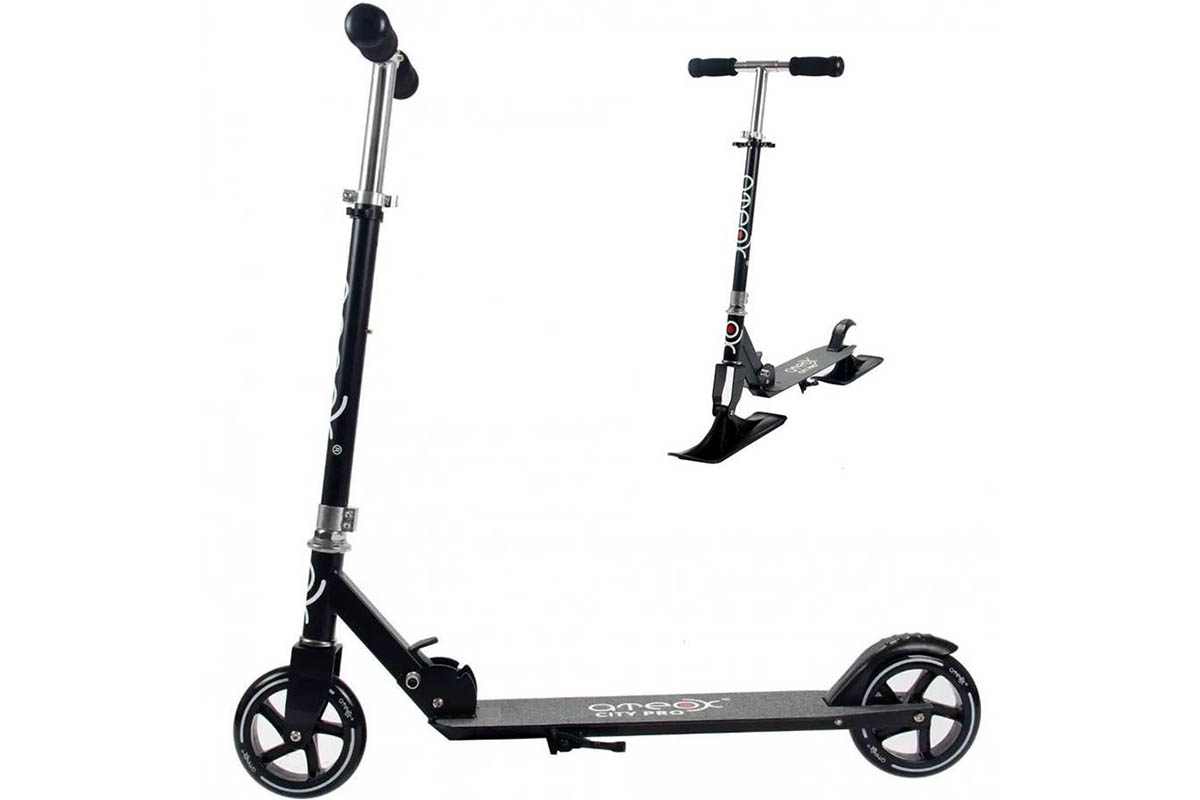 Самокат ATEOX CITY PRO с лыжами Самокат ATEOX CITY PRO с лыжами