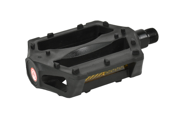 Педали MTB MX-P624 9/16" пластик, насыпной подшипник, черные